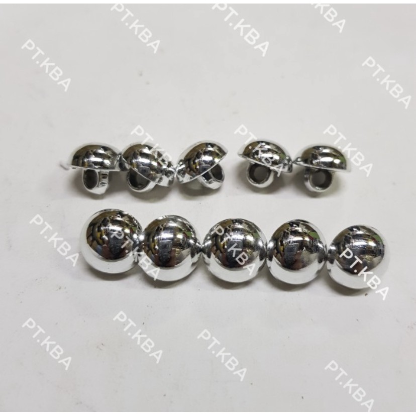KANCING VARIASI JAMUR SILVER 18L