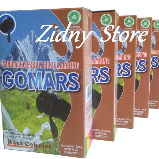 1kg GOMARS (5box) Susu Kambing Bubuk Etawa Anak dan Dewasa bisa campur - alternatif susu sapi - Susu Anak &amp; Dewasa Pengganti Susu Sapi