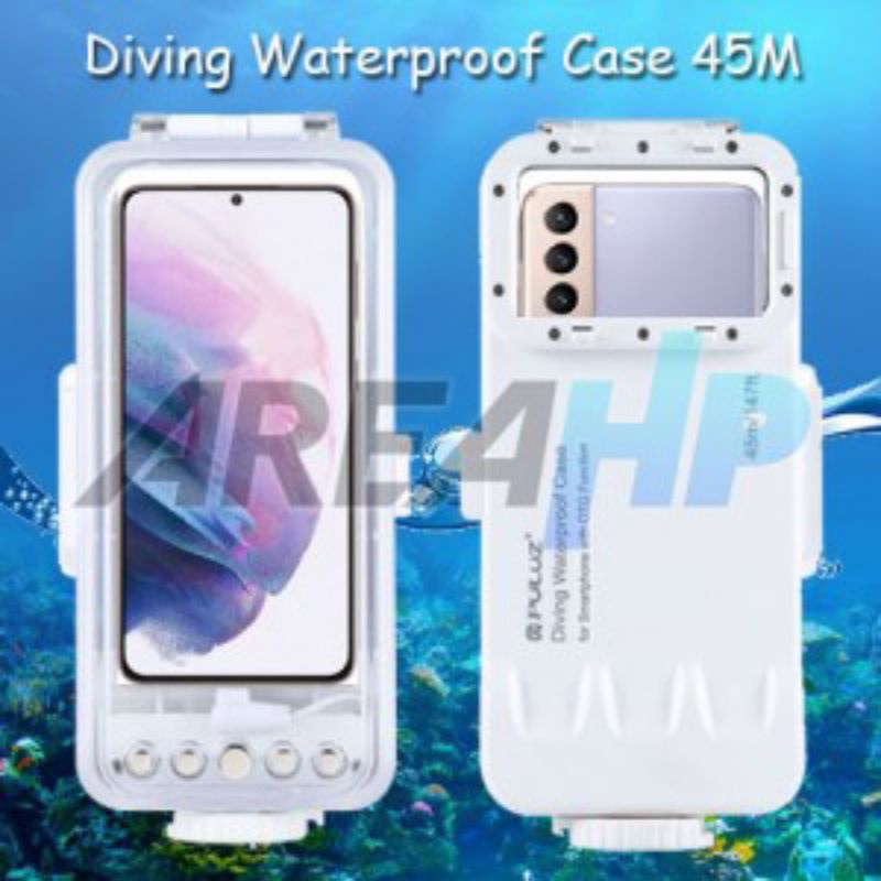 Puluz Diving Waterproof Case Casing Cover 45M Samsung S21,FE