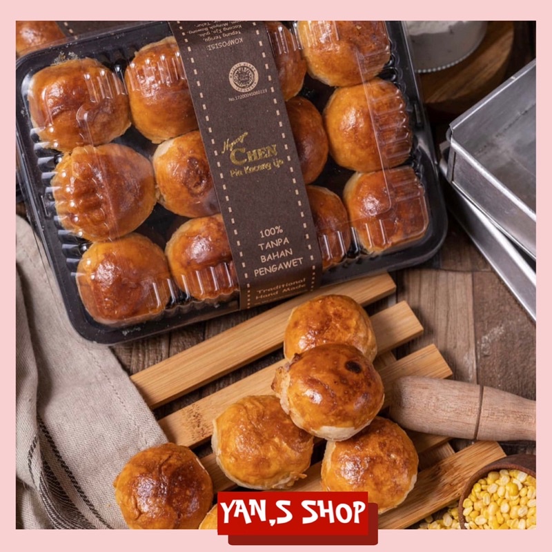 

Nyonya Chen Pia Kacang Hijau isi 24 Pcs Renyah Gurih | Kue Pia Ny Chen Just In Jakarta