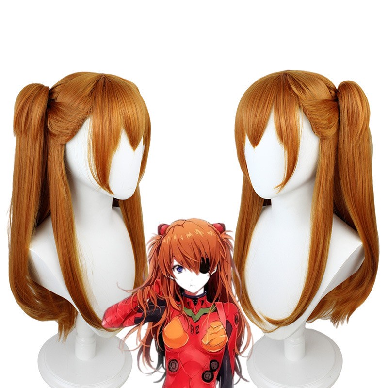 LOL-26 wig evangelion asuka rambut palsu cosplay anime import