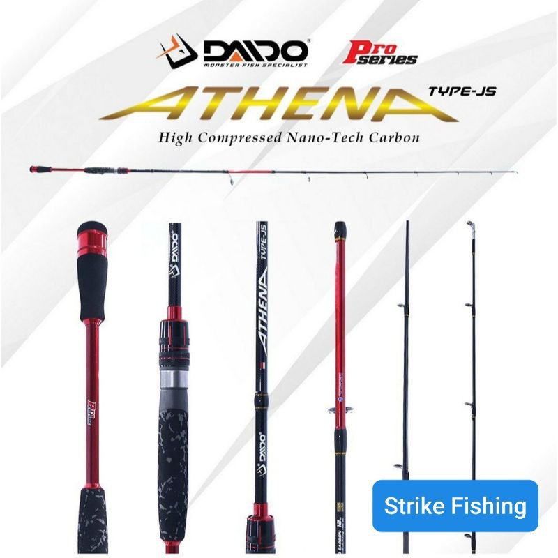 Joran Spinning Daido Athena Pro Series JS (Japan Style) 180cm Bonus packing pipa pvc