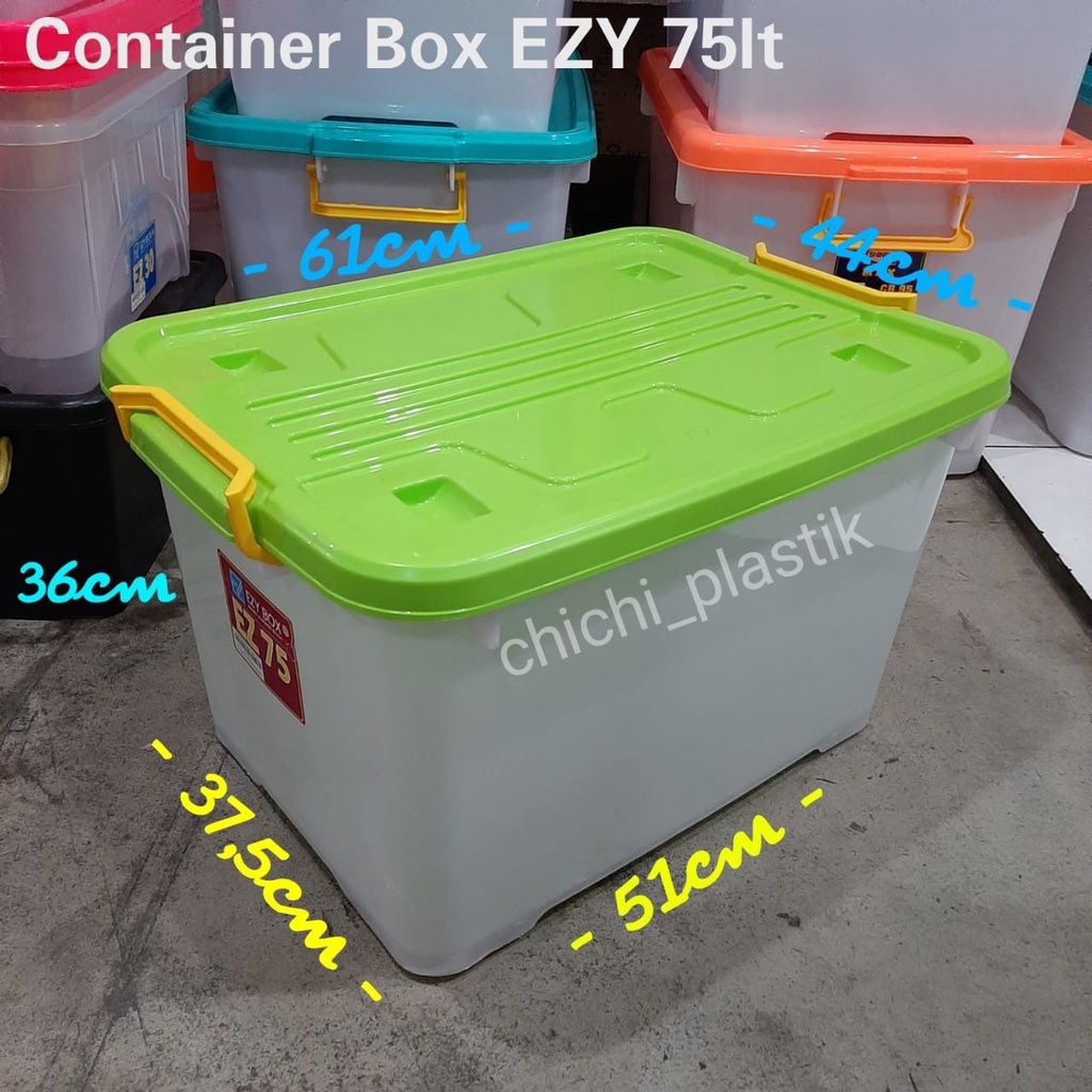 BOX CONTAINER BIGGY CB 75 / TEMPAT PENYIMPANAN BARANG SERBAGUNA BOX P