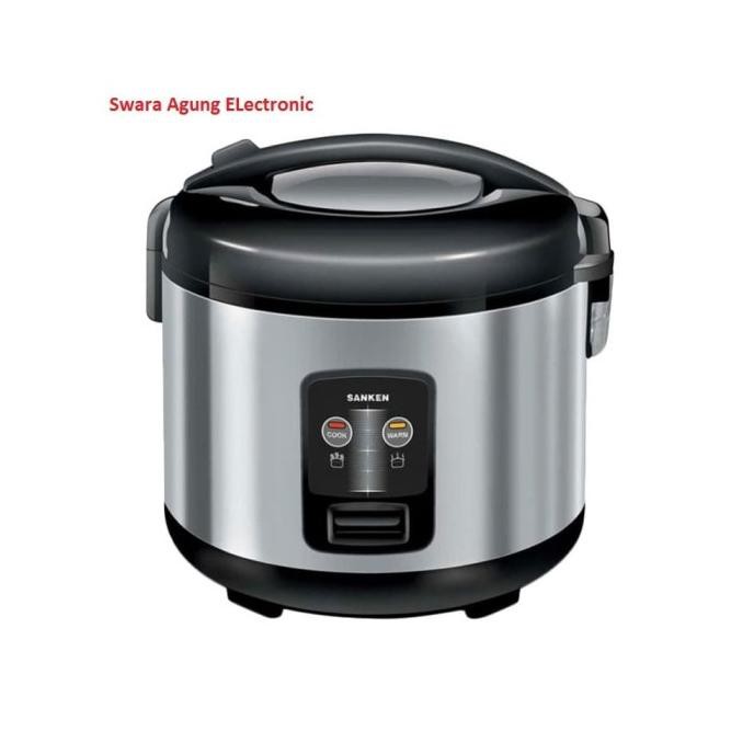 ] Rice cooker Stainless Steel Sanken Type: SJ-2100 (Khusus Medan-GOSEND)