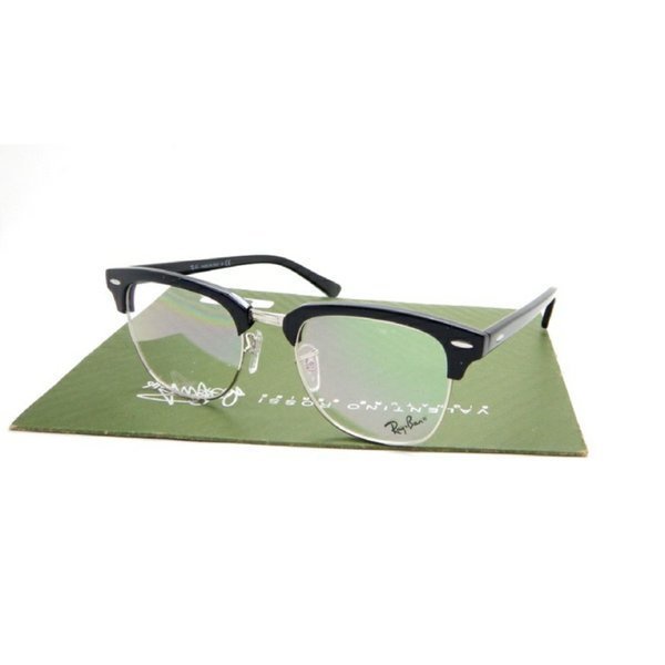 Jual frame kacamata minus anti radiasi rayban rb5154 black list silver