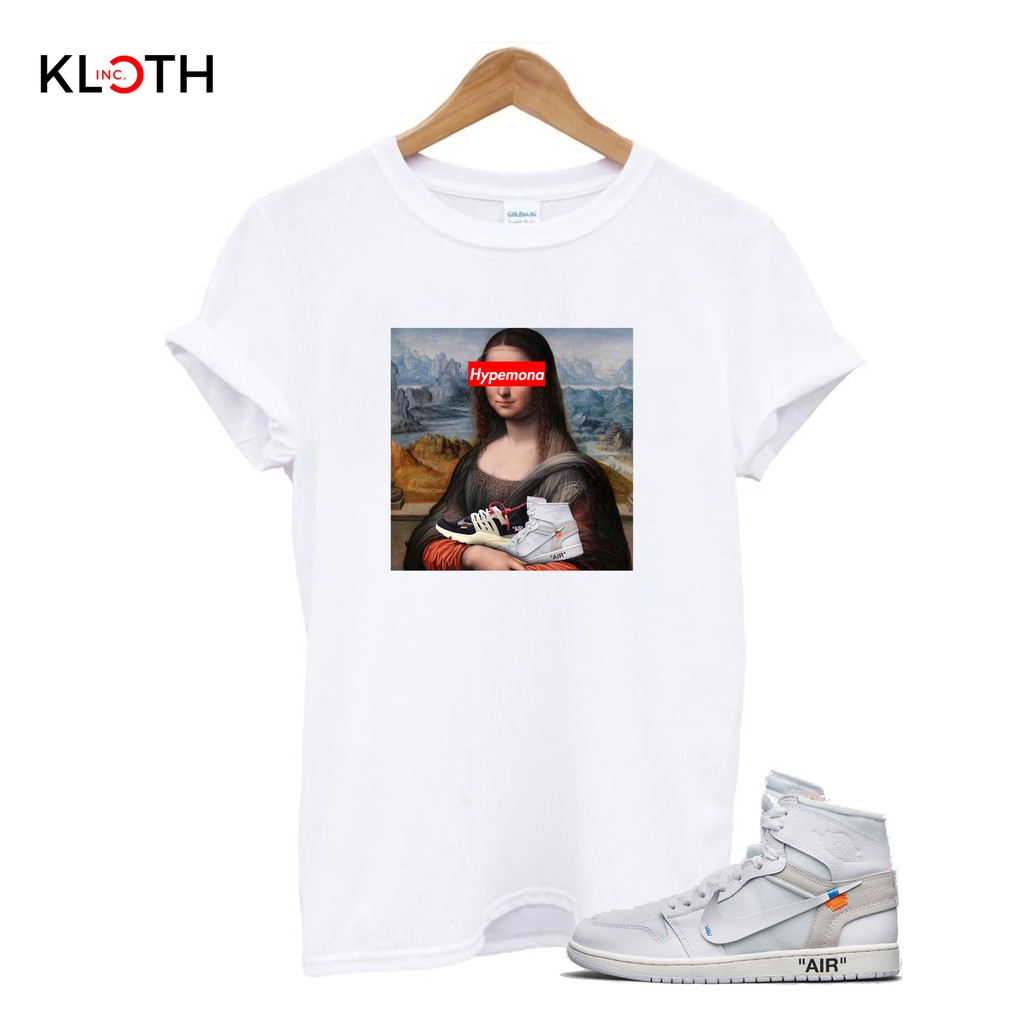 Kaos Sneakers Monalisa Air Jordan 1