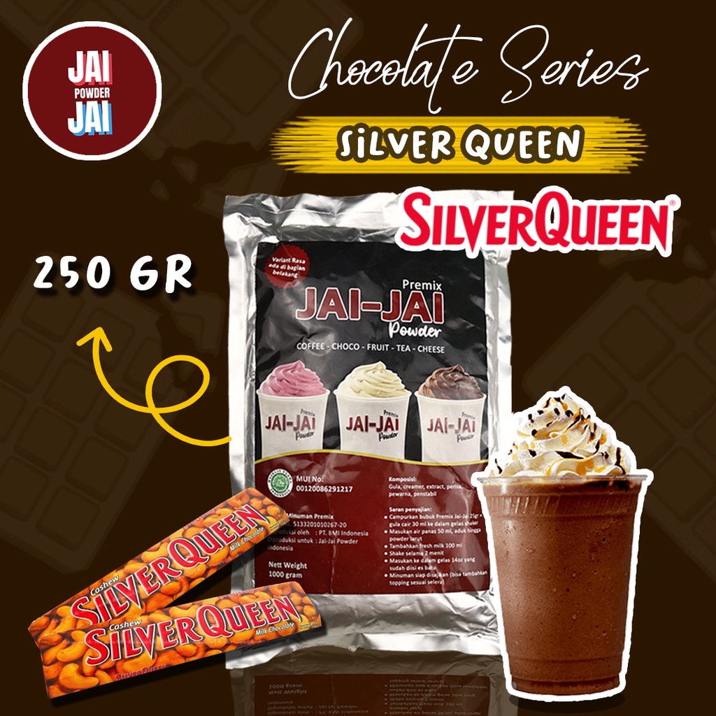 

Bubuk Minuman 250gr - SILVERQUEEN - Jai Jai Powder
