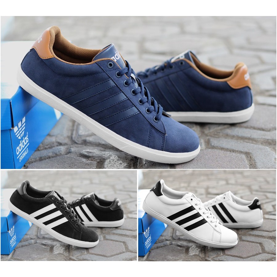 MS Shoes - Sneakers Pria Adidas Neo Derby Premium Sepatu Kasual Keren Kuliah Santai Stylish Branded