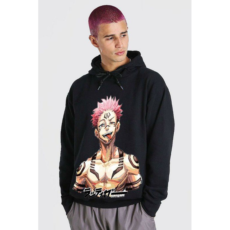 Sweater Hoodie Sukuna Jujutsu Kaisen Itadori Yuuji/Sweater Hoodie Anime Terbaru/Tokyo Revengers