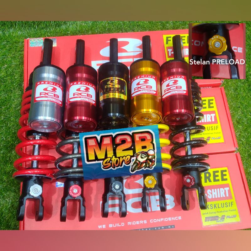 Shock shok sok RCB Tabung atas MB-2 Mb2 PLUS + 305 mm Mio soul GT Fino M3 J Beat lama Vario 110 Prem