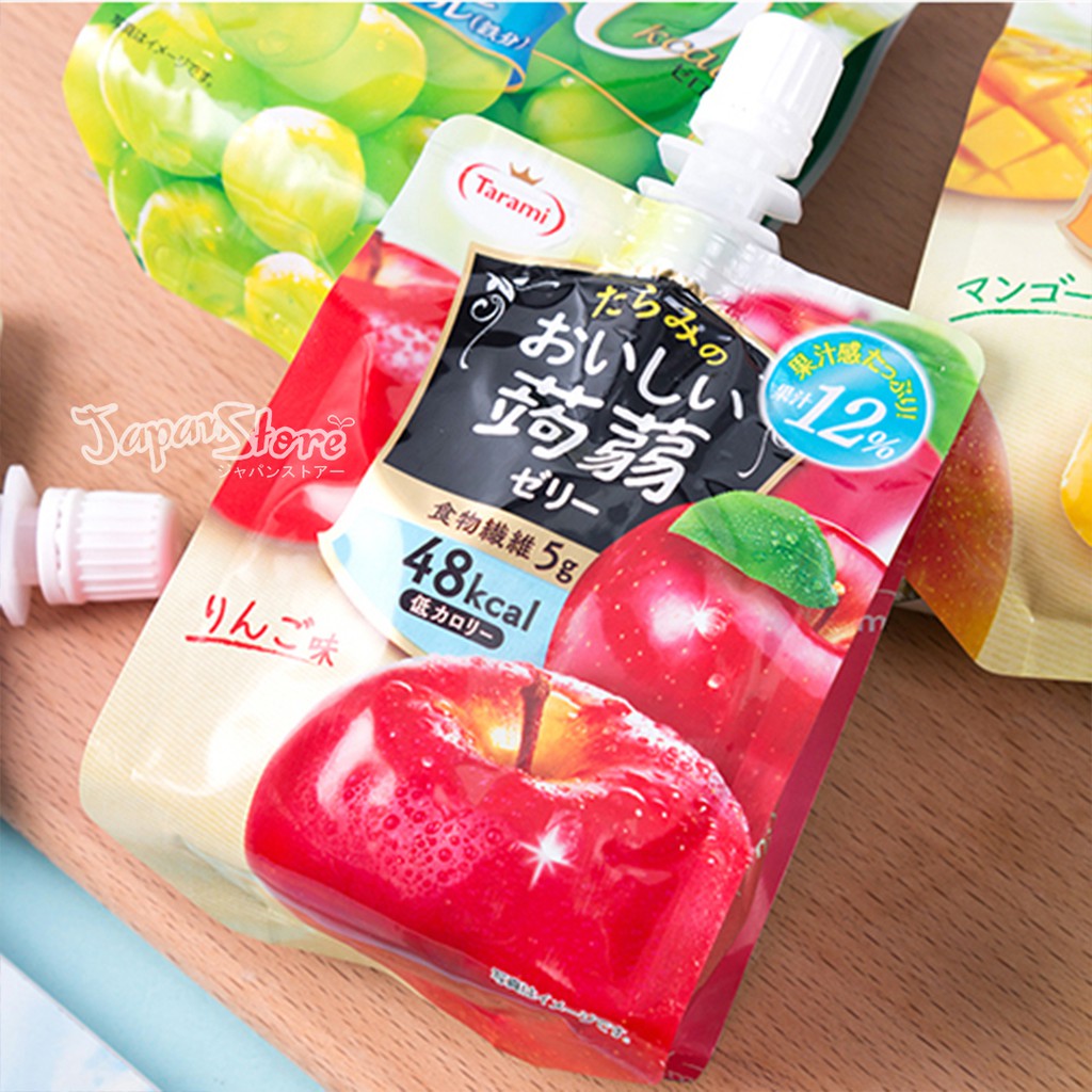 

Tarami Oishii Konyaku Jelly Drink : Apple 150g