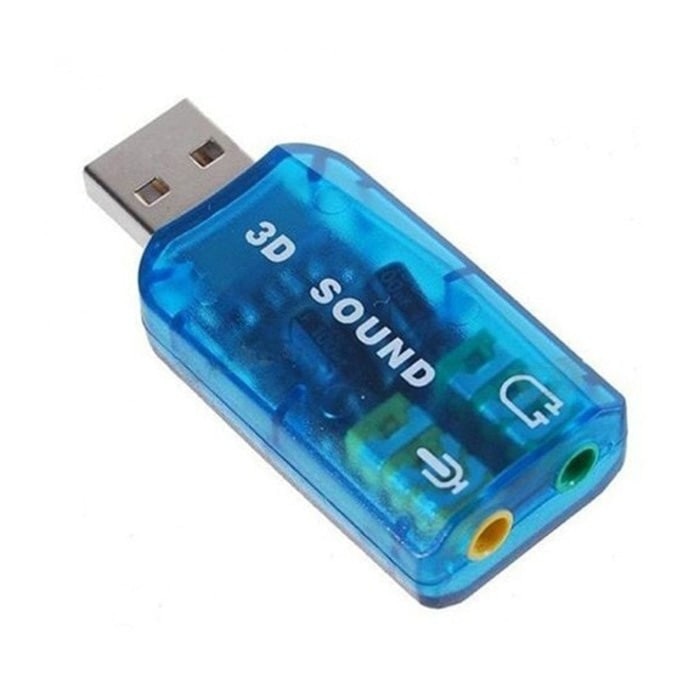 USB Sound Card 5.1 Untuk Pengganti Soundcard di Laptop atau Komputer