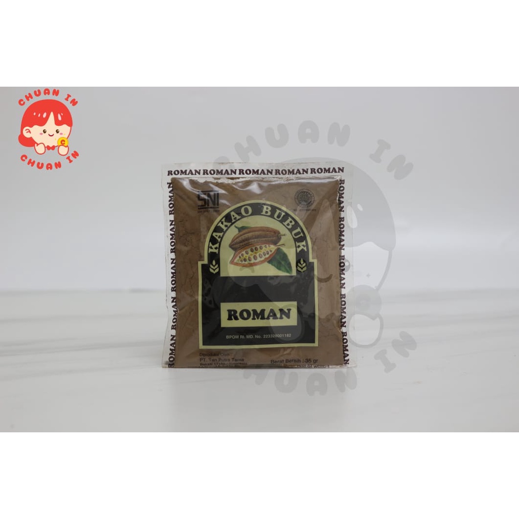 

Cocoa powder coklat bubuk roman sachet 35gram / Kakao bubuk Roman