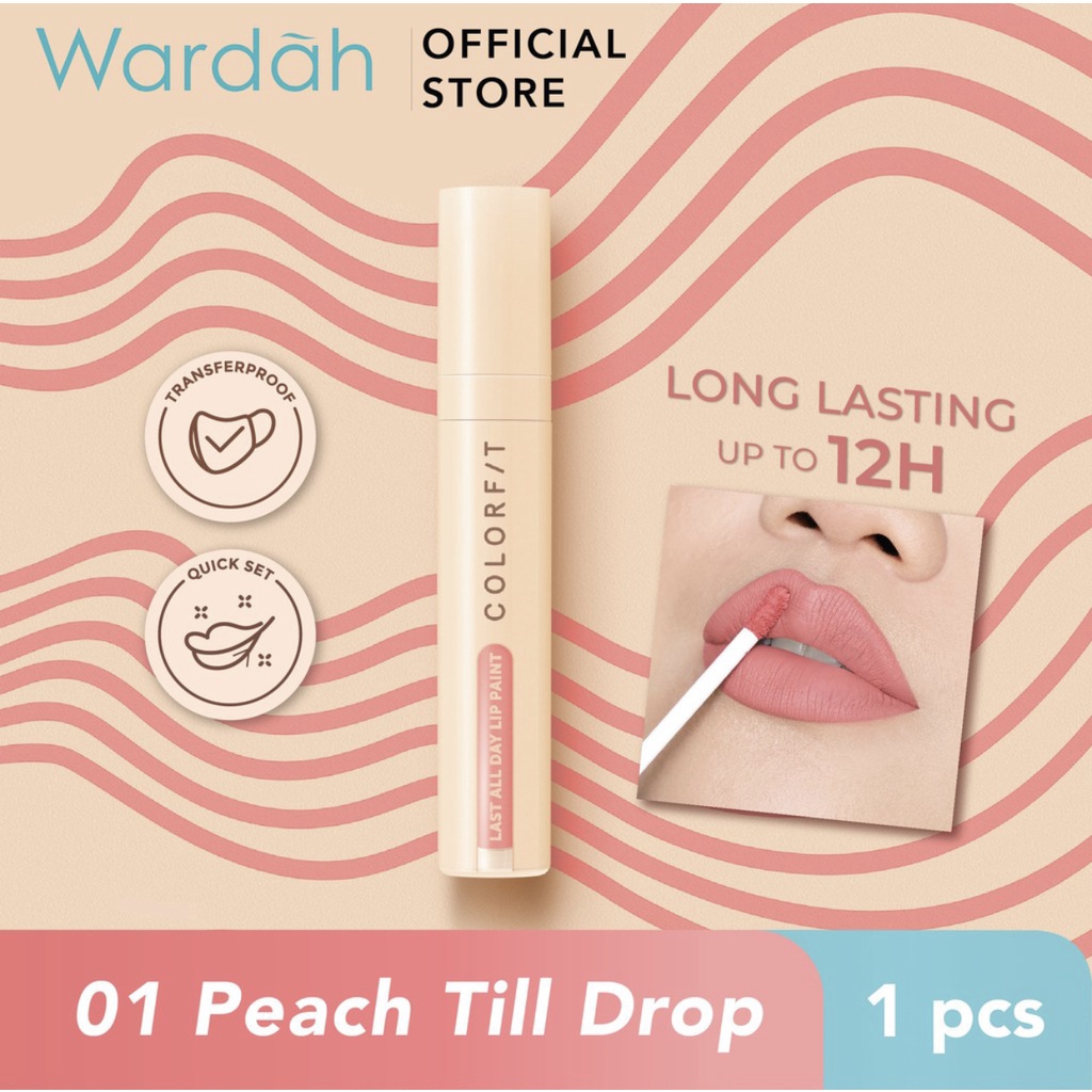 Wardah Colorfit Last All Day Lip Paint - Tahan Lama Hingga 12 Jam dan Transferproof