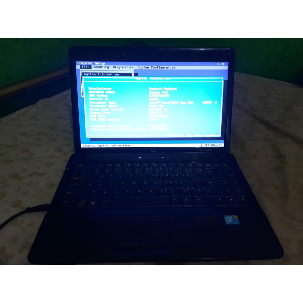 Laptop Jadul HP Compaq 510