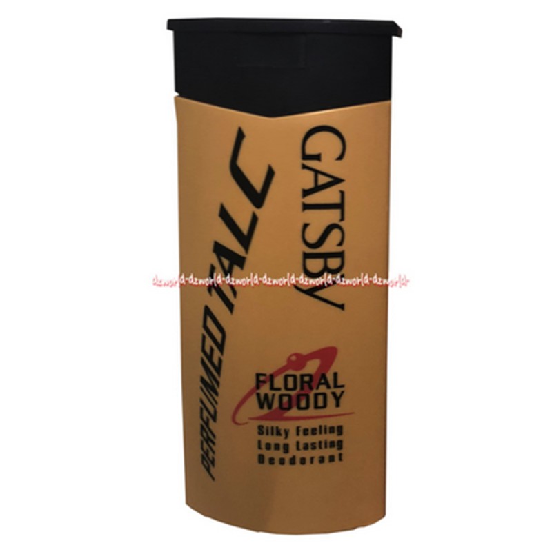 Gatsby Perfumed Talc 90gr Floral Woody Bedak Tabur Gatsbi Parfum Talk Bedak Talk Powder Gastby Coklat