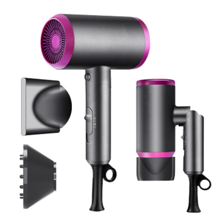 Shunrui Pengering Rambut Hair Dryer Foldable Negative Ion Blower - KNS