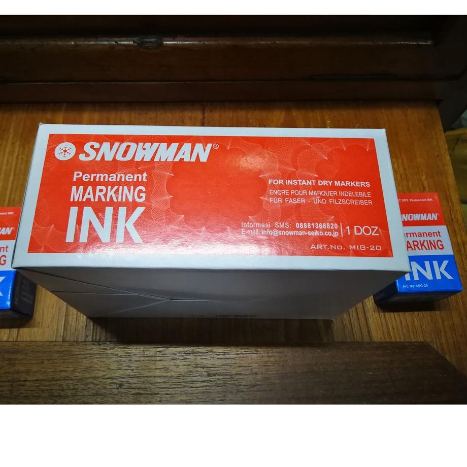 

Hot Sale LUSIN REFILL TINTA SPIDOL PERMANEN SNOWMAN / ISI SPIDOL PERMANENT MIC ..