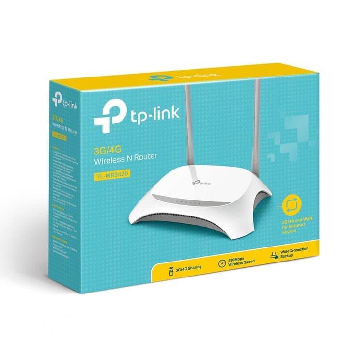 TP-LINK TL-MR 3420 Router 4G/3G USB Modem NEW FIRMWARE TPLINK MR3420