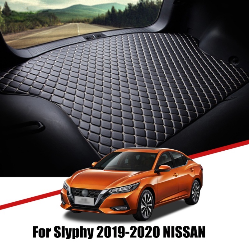 Matras Bagasi Mobil Bahan Kulit Untuk Nissan Sentra B18 Sylphy 2019 2020 2021