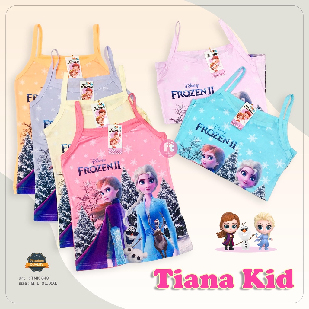 TIANA KIDS | Tanktop Anak / Atasan Anak / Singlet Anak / art TNK 648