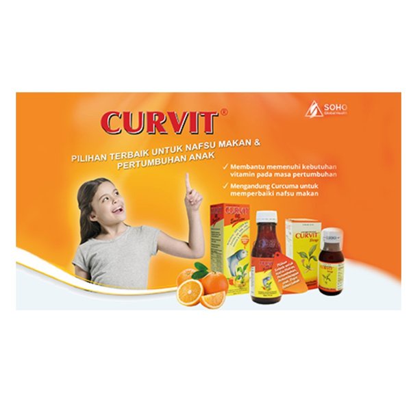 Curvit CL Emulsion 175 Ml Suplemen Penambah Nafsu Makan