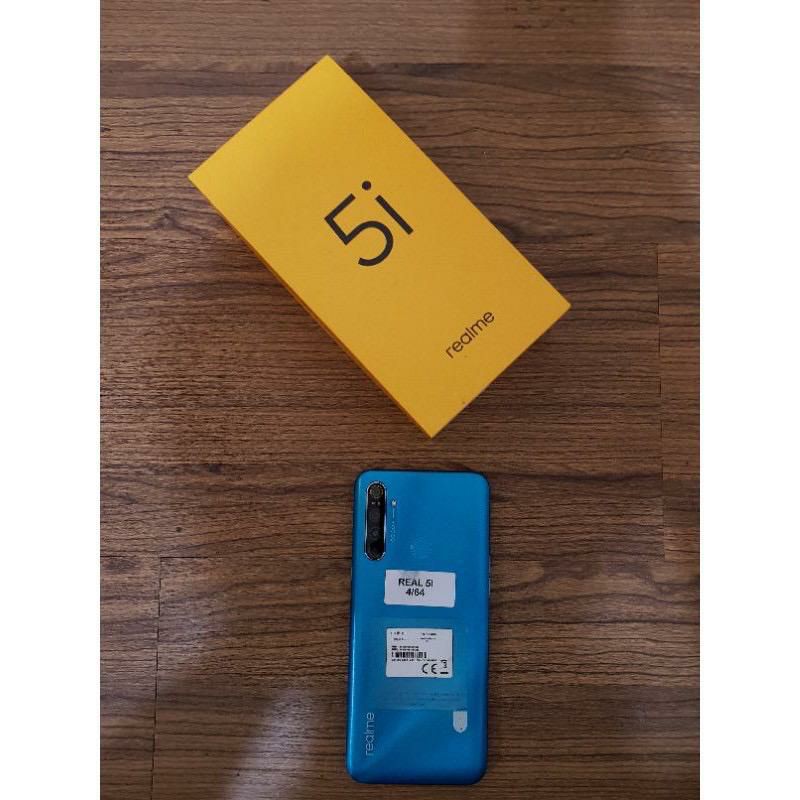 REALME 5i RAM 4GB INTERNAL 64GB SECOND GARANSI RESMI MULUS LENGKAP