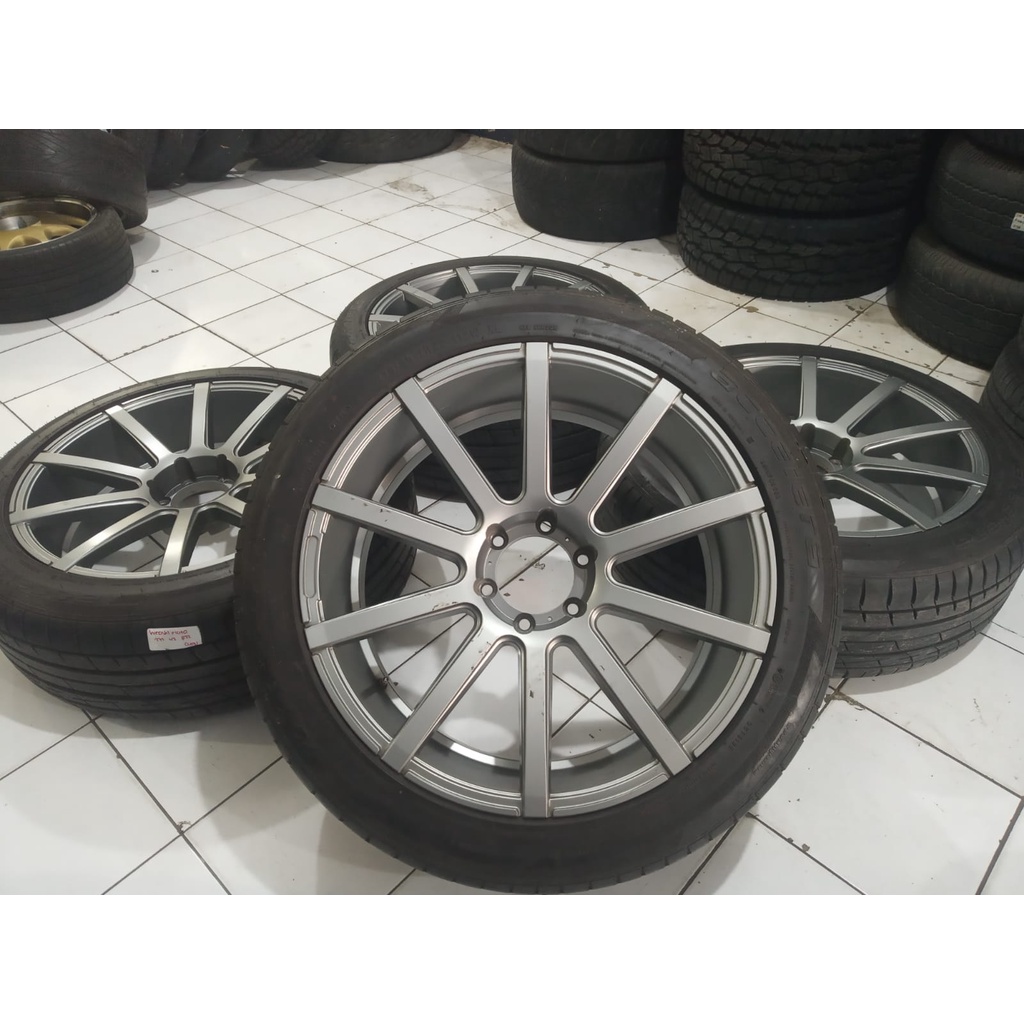 velg mobil bekas ring 22 untuk mobil fortuner pajero opel plus ban 275 45 r22