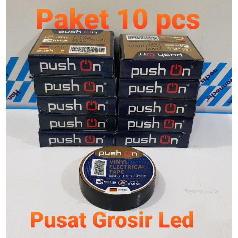 Paket 10 pcs Isolasi Listrik Push on Anti bakar