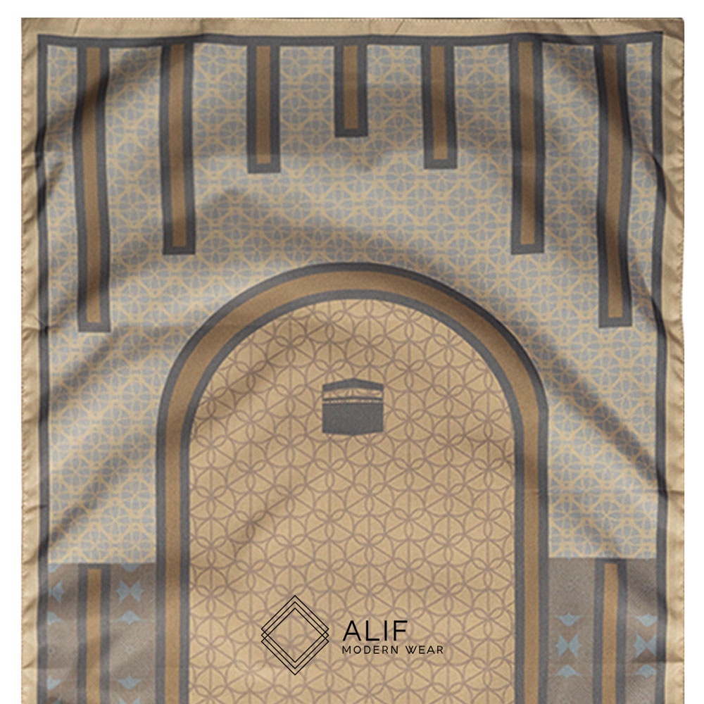 ALIF SAJADAH GENGGAM TRAVEL / SAKU / PORTABLE / WATERPROOF ( ALIF MODERN WEAR SJG-0130 )