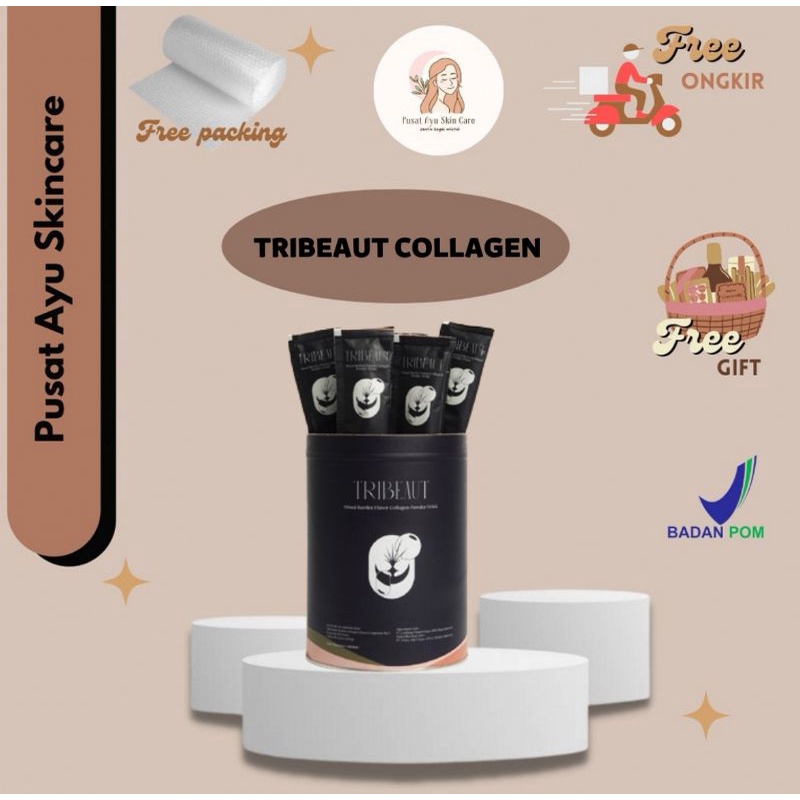 Tribeaut Collagen Drink Mixberry 450gr Bpom