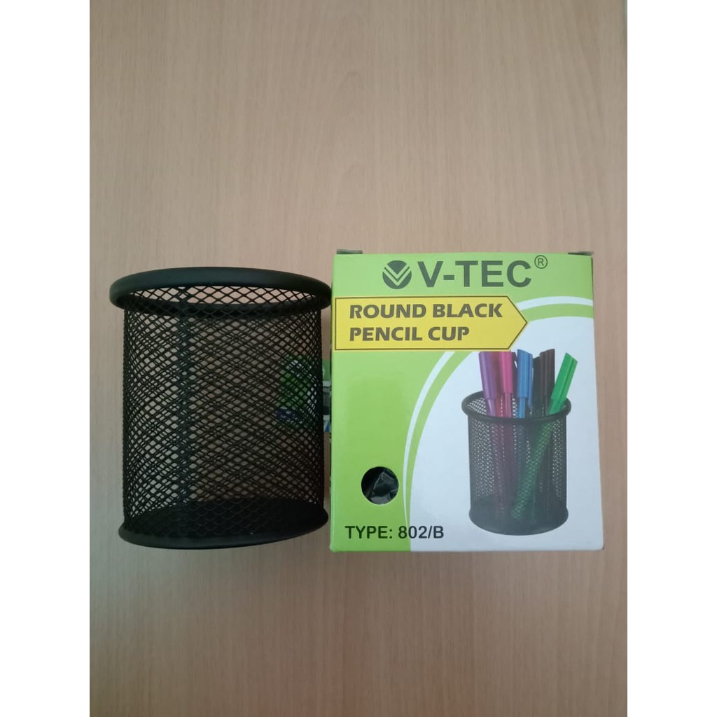 

Tempat Alat Tulis Besi V-Tec Bulat 802/B