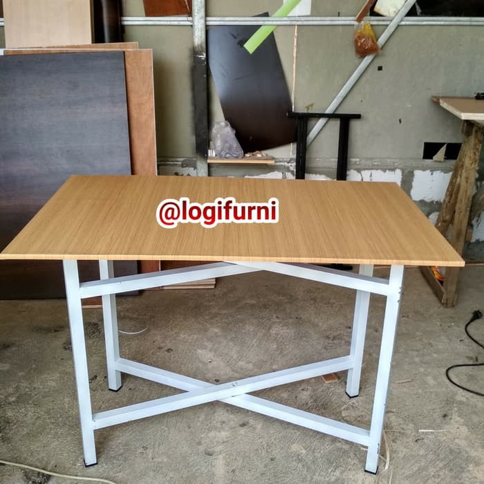 Meja lipat 100x60x70 custom