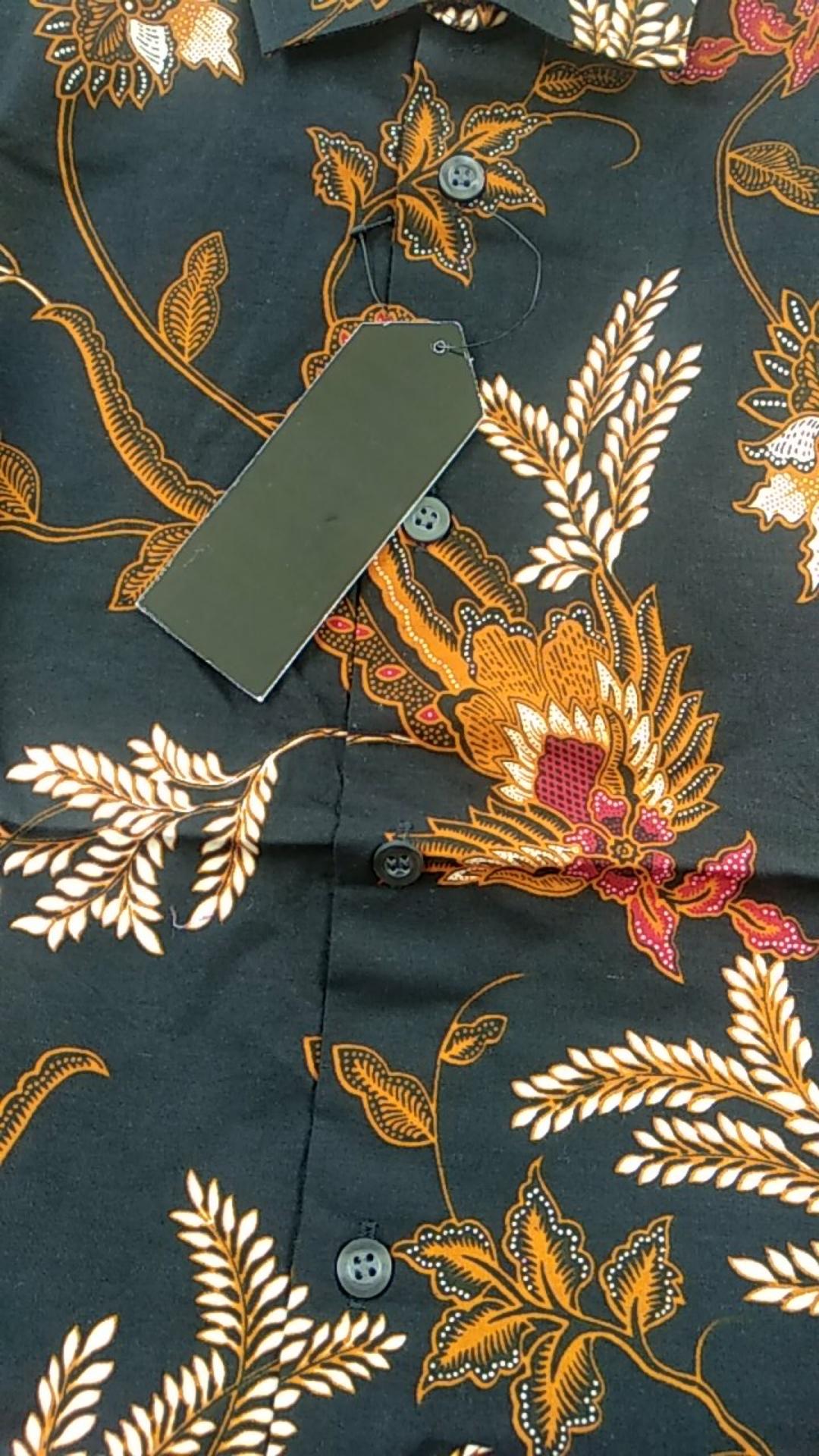 Odza Batik Slimfit Lengan Pendek Slimfit Modern Sogan Batik Solo