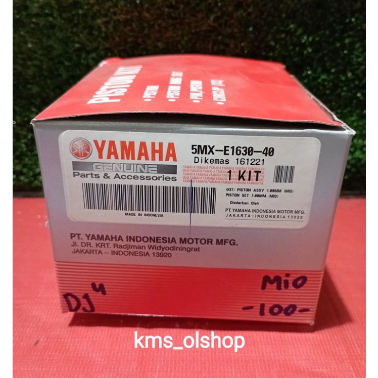 Piston Kit Mio carbu / Ring Seher Kit Mio carbu Size STD ( 5MX-E1630-00 ), 50 ( 5MX-E1630-20 ), 100 ( 5MX-E1630-40 )