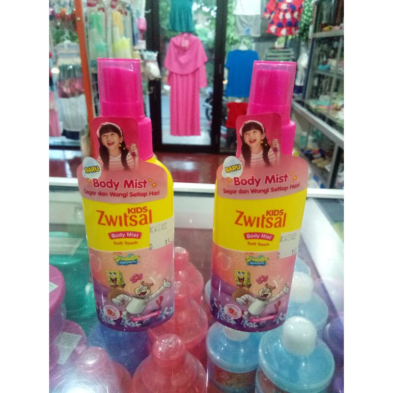 zwitsal kids body mist pink 100ml