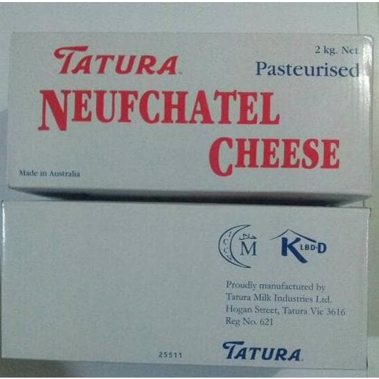 

BISA BAYAR DITEMPAT Cream cheese Tatura Neufchatel @2kg