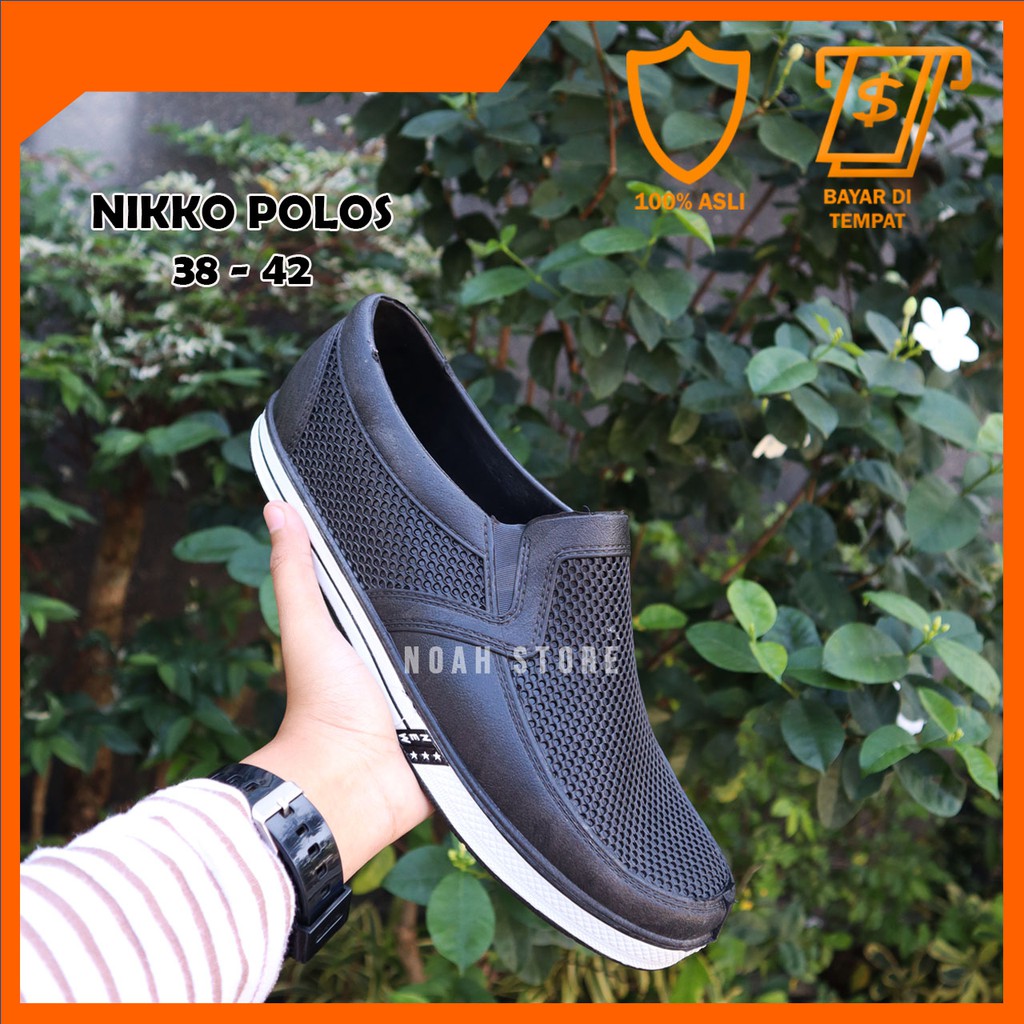 [Cod] Noah - Sepatu NIKKO 38-42 / Sepatu Karet Pria / Sepatu Musim Hujan / Sepatu Pria-4