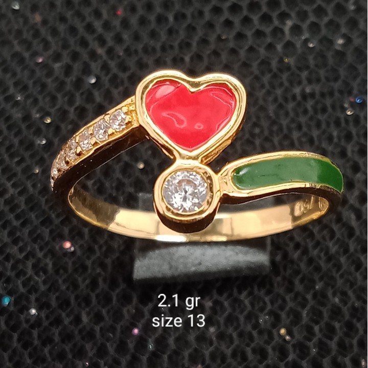 Cincin Emas 17 K - 2.1 gr Kadar 750 - 1995