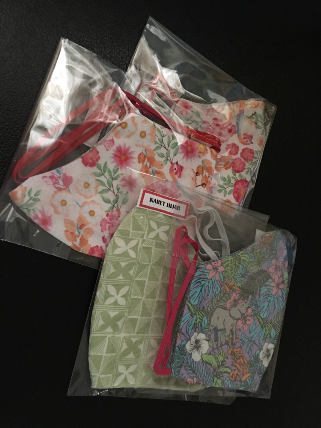 Masker Kain Anak Dan Dewasa_masker Kain Katun Floral_ Cotton Mask_masker Bisa Isi Filter_masker Kain