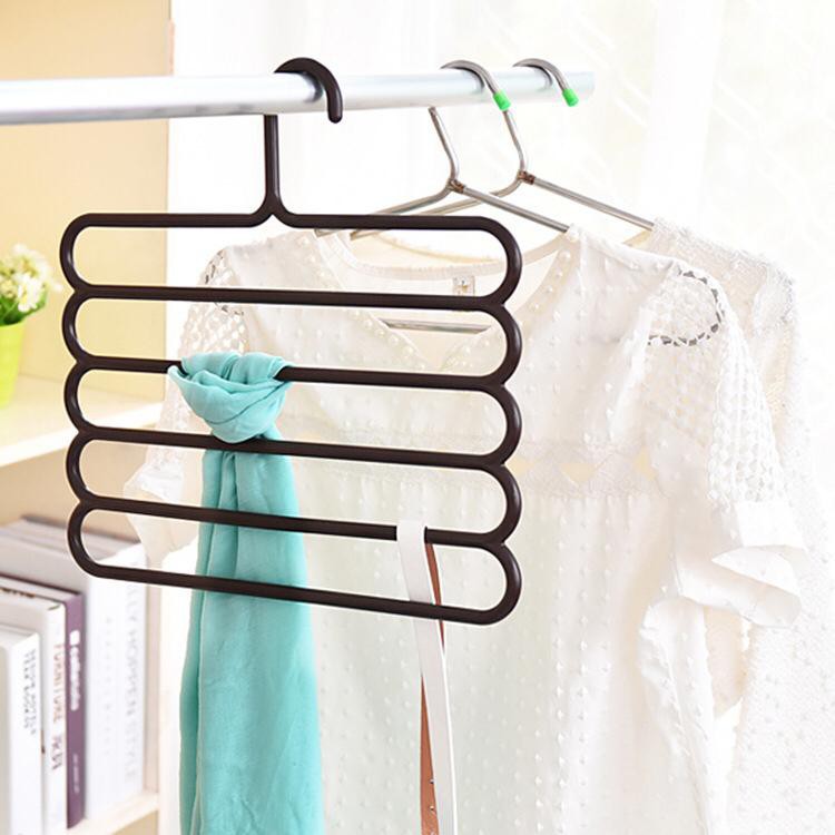 Hanger Handuk, Syal Dan Pakaian Gantung 5 in 1