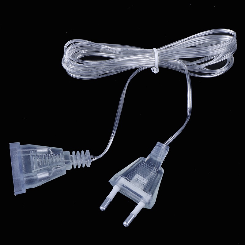 {LUCKID}Power Extension Cable Plug Extender Wire For LED String Light Christmas Lights