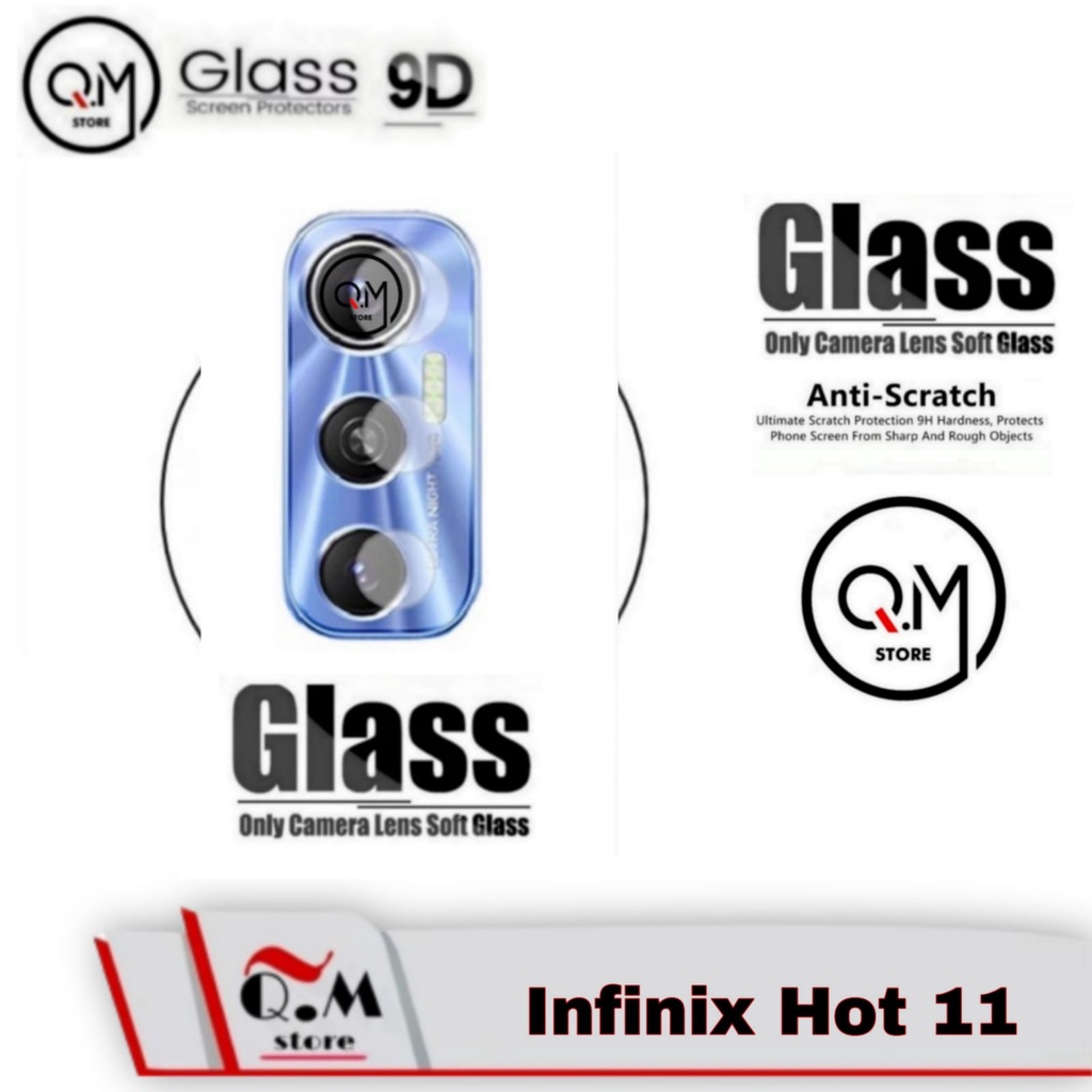 Tempered Glass Camera Infinix Hot 11 / Infinix Hot 11 Play / INFINIX HOT 11S NFC / Hot 10 / 10s / 10S NFC Tempered Glass Camera Screen Quard Pelindung Camera