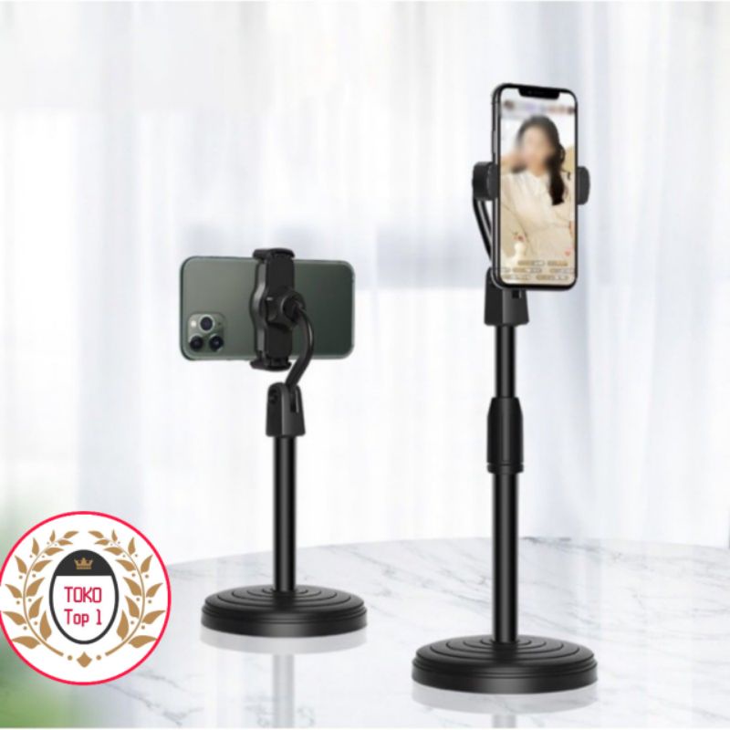 ANEKA HANDPHONE HOLDER STAND HP PUTAR 360 PENYANGGA BROADCASTING DESKTOP