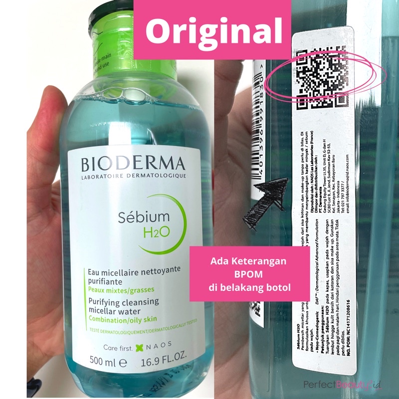 Bioderma Sebium H2O ✓ORI ✓BPOM [100ml/250ml/500ml]