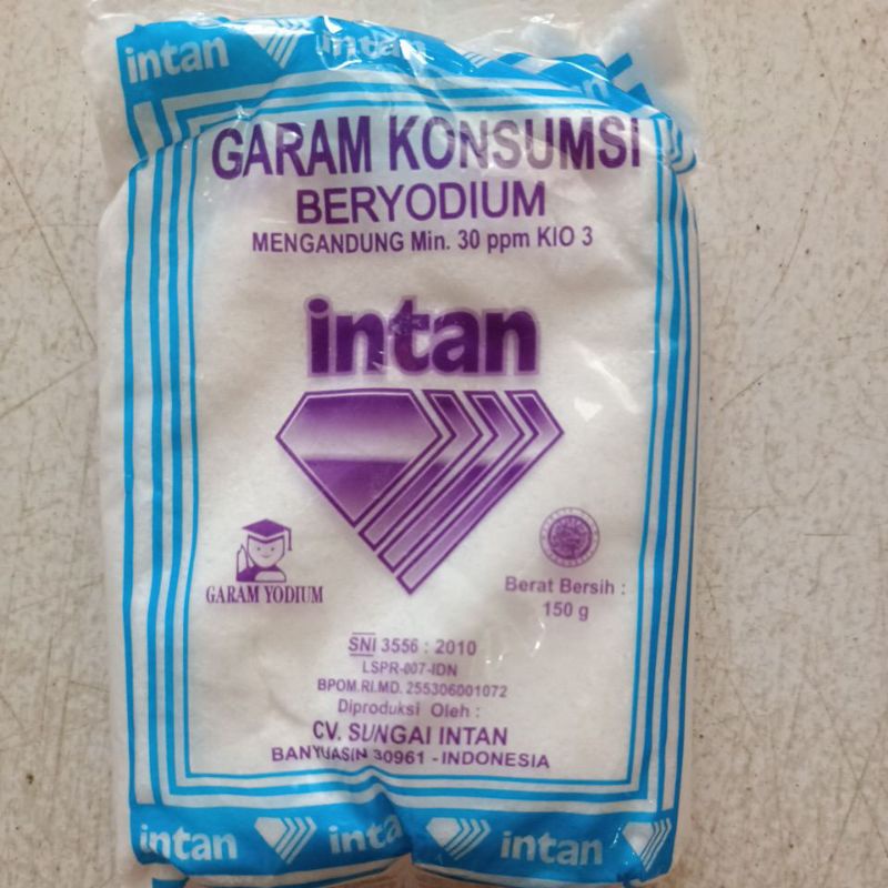 

Garam halus /kasar Cap INTAN 150gr