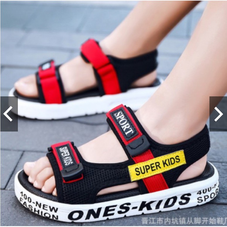 SUPERKIDS Sepatu Sandal Sepatu Anak Import Size 27-36 Usia 4-9 Tahun