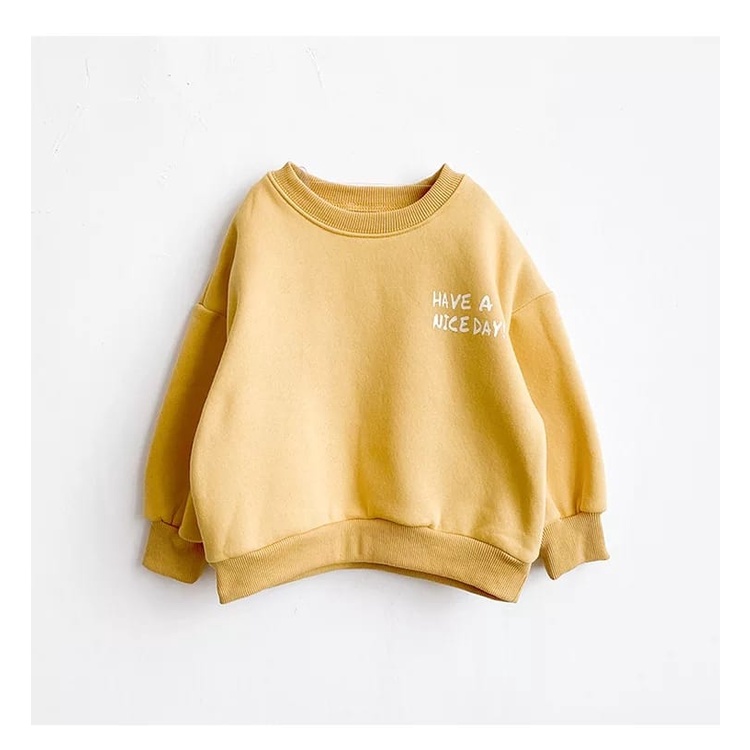 SWEATER ANAK HAVE A NICE DAY - ATASAN LEMBUT TERLARIS