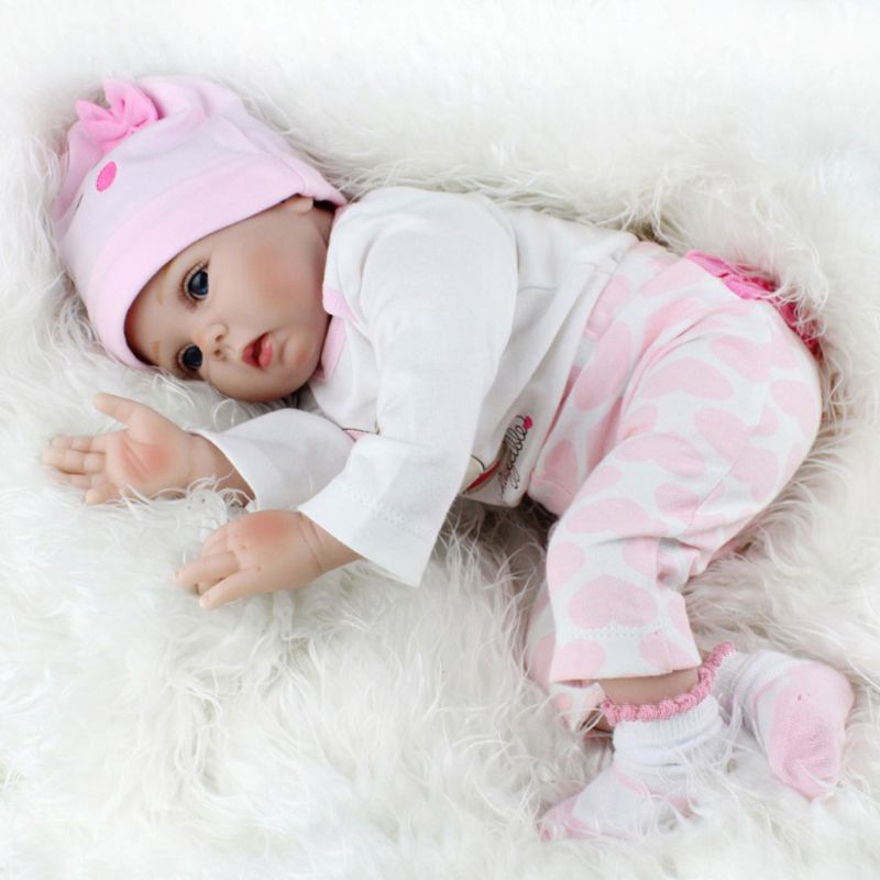 Mary Reborn Newborn Baby Realike Untuk Boneka Handmade Lifelike Silikon