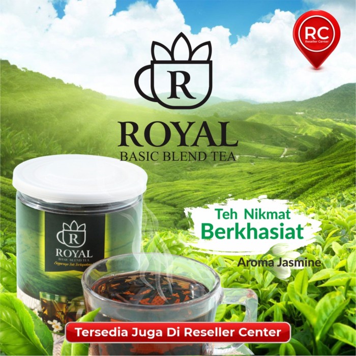 

ORIGINAL MURAH Teh Hijau Kesehatan Herbal Teh Royal Aroma Melati Naturindo 75 Gram